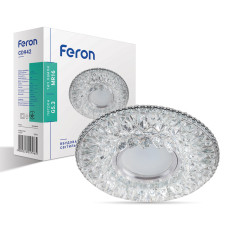 Вбудований світильник Feron CD942 під лампу з підсвіткою прозорий (32655)