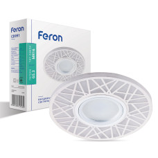 Вбудований світильник Feron CD991 під лампу з підсвіткою білий (32675)