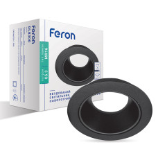 Вбудований поворотний світильник Feron DL8300 під лампу графіт (40036)