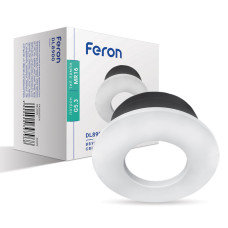 Вбудований світильник Feron DL8900 під лампу білий (40039)