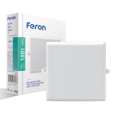 Світлодіодний вбудований світильник Feron AL706 18Вт 4000K білий (40096)