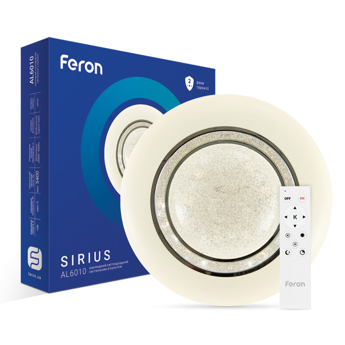 Світлодіодній накладний світильник Feron AL6010 SIRIUS 72Вт (40142)
