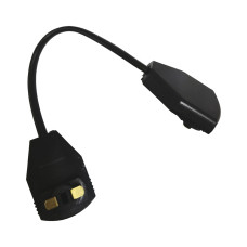 Конектор гнучкий Feron LD1022 чорний (40272)