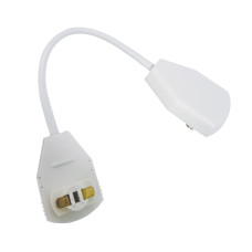 Конектор гнучкий Feron LD1022 білий (40273)