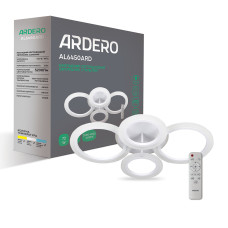 Світлодіодна накладна люстра Ardero AL6450ARD SOFT R 72Вт білий (80249)