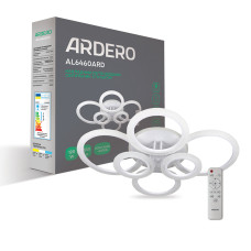 Світлодіодна накладна люстра Ardero AL6460ARD SOFT R 120Вт білий (80250)
