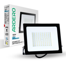 Світлодіодний прожектор Ardero LL-1100ARD 100Вт 6500K чорний (80019)