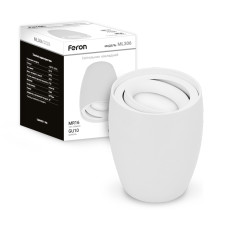 Накладний світильник Feron ML306 під лампу білий (40099)