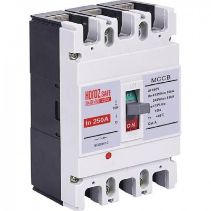 Шафовий автоматичний вимикач SAFE 400А 3P С 35кА Horoz Electric