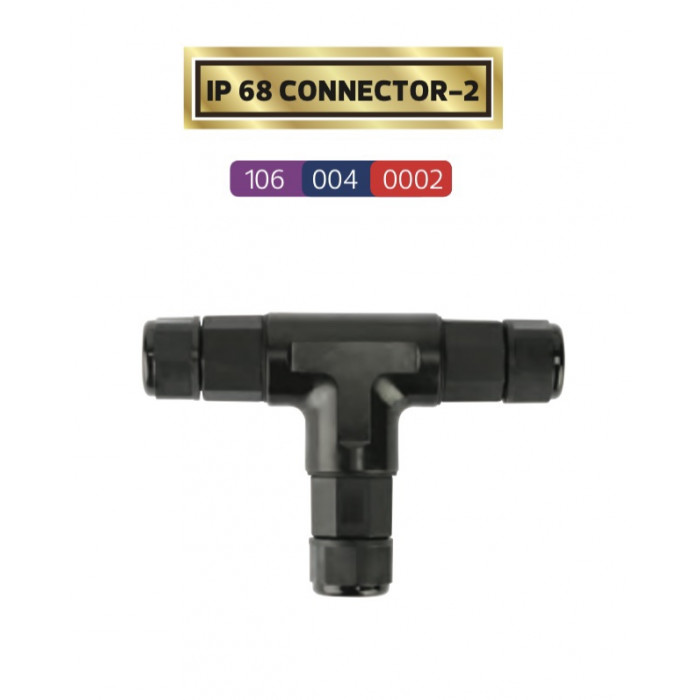 Герметичний розєм IP 68 CONNECTOR-2 Horoz Electric