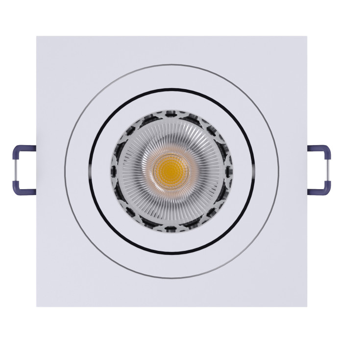 Світильник точковий врізний KLOODI KD-BASE SQ92 GU10 WH