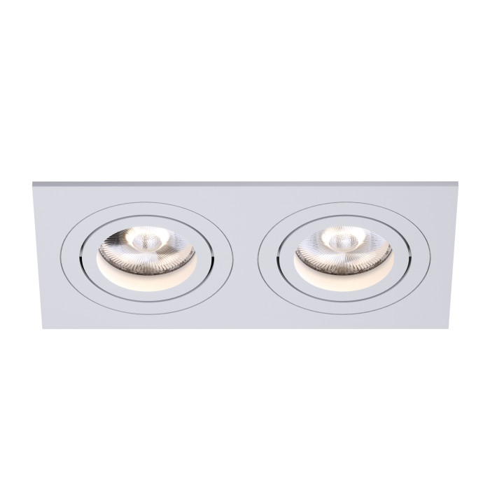 Світильник точковий врізний KLOODI KD-BASE SQ92x175 GU10 WH