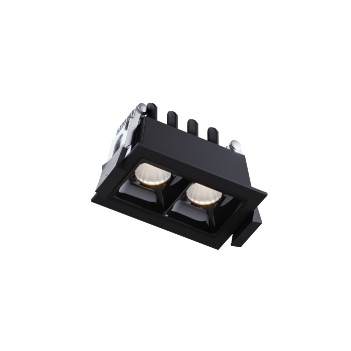 Світильник точковий врізний KLOODI KD-POINT 2X2 4W 3K BK