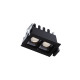 Світильник точковий врізний KLOODI KD-POINT 2X2 4W 3K BK