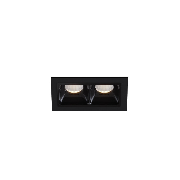 Світильник точковий врізний KLOODI KD-POINT 2X2 4W 3K BK