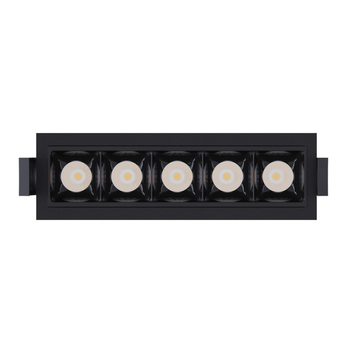 Світильник точковий врізний KLOODI KD-POINT 5X2 10W 3K BK