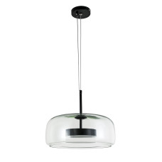 Підвісний світильник 909XL158-1 led (330) BK+CL (LVS5776)