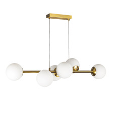 Люстра 7521010-6 AGD+WH (BRONZE) (LVS4948)