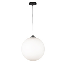 Підвісний світильник 756glass300F-1 BK+WH (LVS5182)