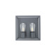 Вуличний світильник Nowodvorski 10503 Margot E14 2x60W IP54 Gr (10503)