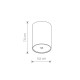 Потолочна основа для світильника Nowodvorski 10534 Cameleon Canopy E 10W IP20 Cooper (10534)