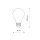 Світлодіодна лампочка Nowodvorski 10587 Bulb E27 1x7W 3000K 800Lm IP20 (10587)