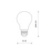 Світлодіодна лампочка Nowodvorski 10588 Bulb E27 1x10W 3000K 1100Lm IP20 (10588)