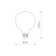 Світлодіодна лампочка Nowodvorski 10593 Bulb Vintage Led E27 1x6W 2200K 550Lm IP20 (10593)