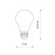 Світлодіодна лампочка Nowodvorski 10596 Bulb vintage led E27 1x6W 2200K 360Lm Transparent (10596)