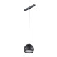 Магнітний трековий світильник Nowodvorski 10654 LVM Slot Led 1x8w 4000к 400Lm IP20 Bl (10654)