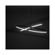 Люстра Nowodvorski 10814 Circolo LED 2x35W 3000K 1200Lm IP20 Чорна (10814)