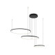 Люстра Nowodvorski 10817 Circolo LED 3x45W 3000K 1600Lm IP20 Чорна (10817)
