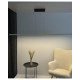 Люстра Nowodvorski 10850 Bar LED L 1x27W 4000K 1700Lm IP20 Чорна (10850)