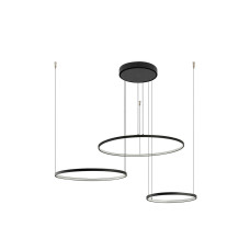 Люстра Nowodvorski 10867 Circolo LED 3x45W 4000K 1800Lm IP20 Чорна (10867)