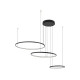 Люстра Nowodvorski 10867 Circolo LED 3x45W 4000K 1800Lm IP20 Чорна (10867)