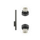 Бра, настінний світильник Nowodvorski 10893 Fourty Wall XL GU10 2x10W IP20 Umbra Gray (10893)