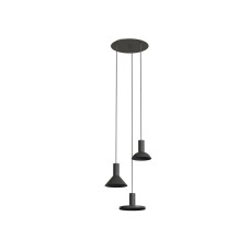 Люстра Nowodvorski 10905 HERMANOS III GU10 3x10W IP20 Чорна (10905)
