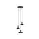 Люстра Nowodvorski 10905 HERMANOS III GU10 3x10W IP20 Чорна (10905)