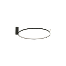 Люстра Nowodvorski 10930 Circolo LED S 1x18W 4000K 600Lm IP20 Чорна (10930)