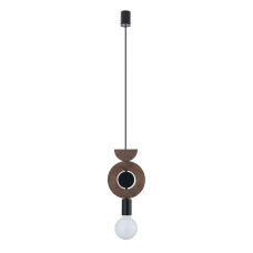 Підвісний світильник, люстра Nowodvorski 11176 Drops Wood D E27 1x25W IP20 Коричневий (11176)