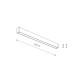 Вуличний світильник Nowodvorski 11361 Outline M Led 1x35W 3000K 1800Lm IP44 Чорний (11361)