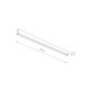 Вуличний світильник Nowodvorski 11362 Outline L Led 1x50W 3000K 3000Lm IP44 Чорний (11362)