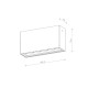 Вуличний світильник Nowodvorski 11367 Pix Led 1x10W 3000K 500Lm IP54 Чорний (11367)
