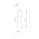 Вуличний світильник Nowodvorski 11372 Ida II E27 2x10W IP44 Bk (11372)