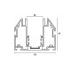 Магнітний шинопровід для натяжної стелі 70157 LVM Recessed Track 2M (70157)
