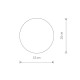 Плафон Nowodvorski Cameleon 10268 Snowball 160 IP20 Wh (10268)