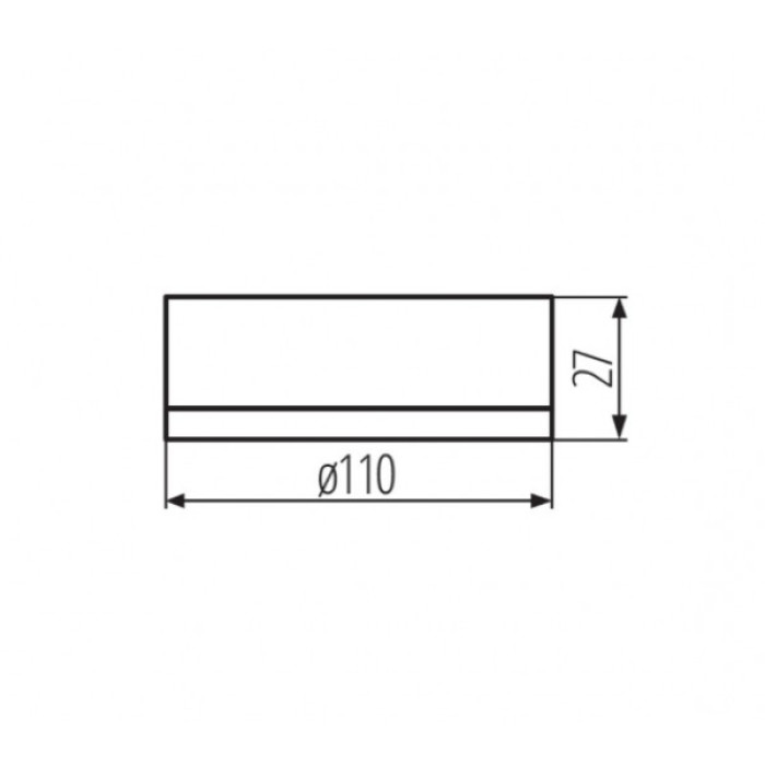 Датчик руху Kanlux 37365 Pir Zona Mini IP65/IP20 Wh