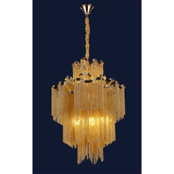 Люстра 908D0033-8 S-Gold (LVS1262)