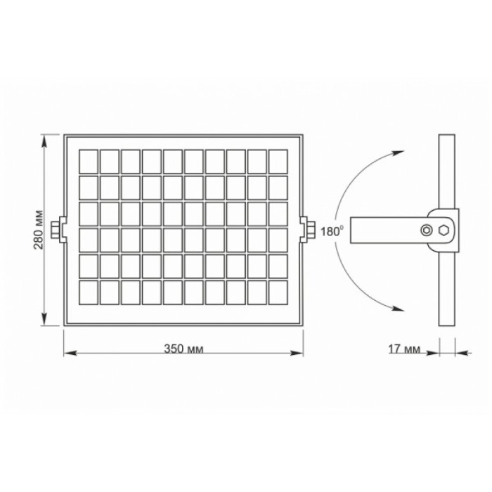 LED прожектор автономний VIDEX 600Lm 5000K (VL-FSO-205)