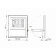 LED прожектор автономний VIDEX 2800Lm 5000K (VL-FSO-1005)